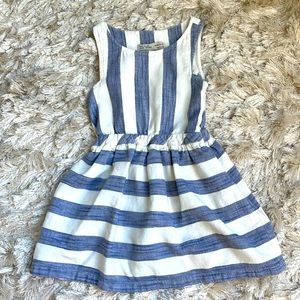 ❤️3/$30 Zara Girls sailor stripe cut out back dress size 5/6